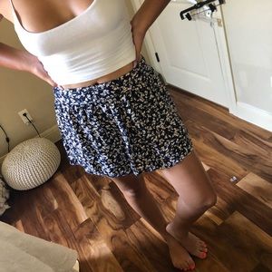 floral skirt